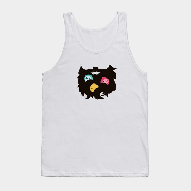 Beard Nest Tank Top by Johnitees